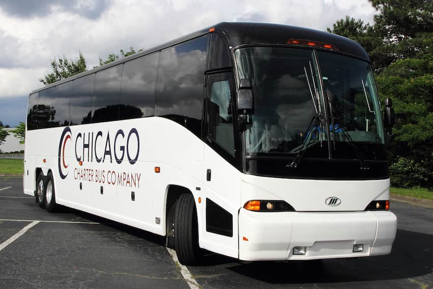 Chicago Charter Bus Company bus